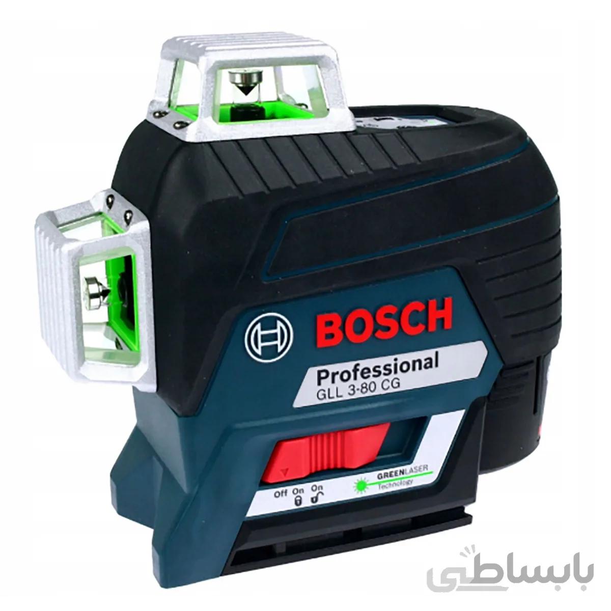 تراز لیزری نور سبز بوش مدل GLL 3-80 CG L-BOXX