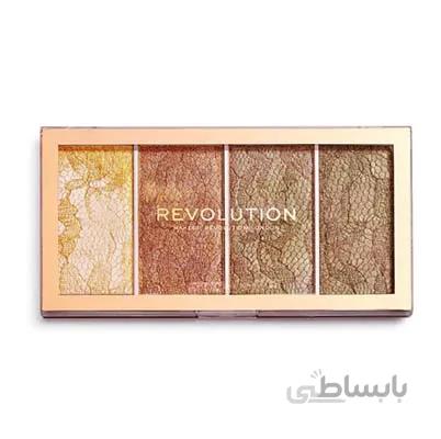 هایلایتر متالیک ۴ رنگ رولوشن / Revolution Intense Metallic Cream-Powder Highlighter