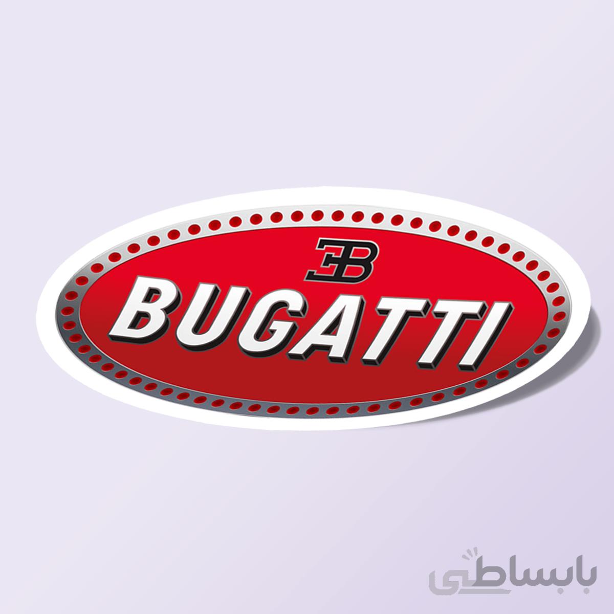 استیکر Bugatti-logo