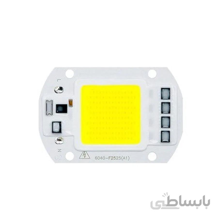 ال ای دی COB نور طبیعی 50 وات 220 ولت با درایور داخلی