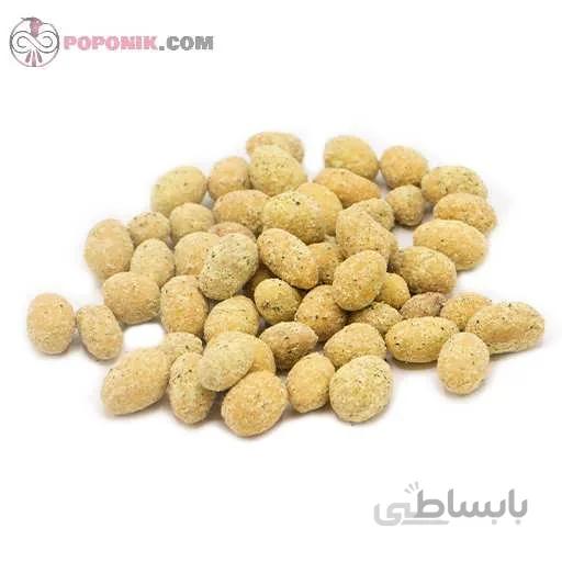 بادام زمینی با روکش پیاز و جعفری