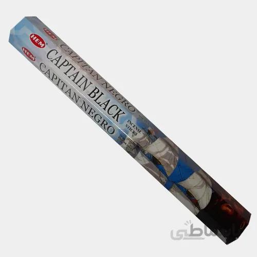 عود خوشبو کننده هم HEM مدل کاپیتان بلک Captain black