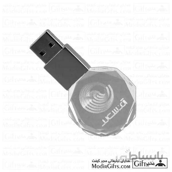 فلش کریستالی تبلیغاتی V8 64gb