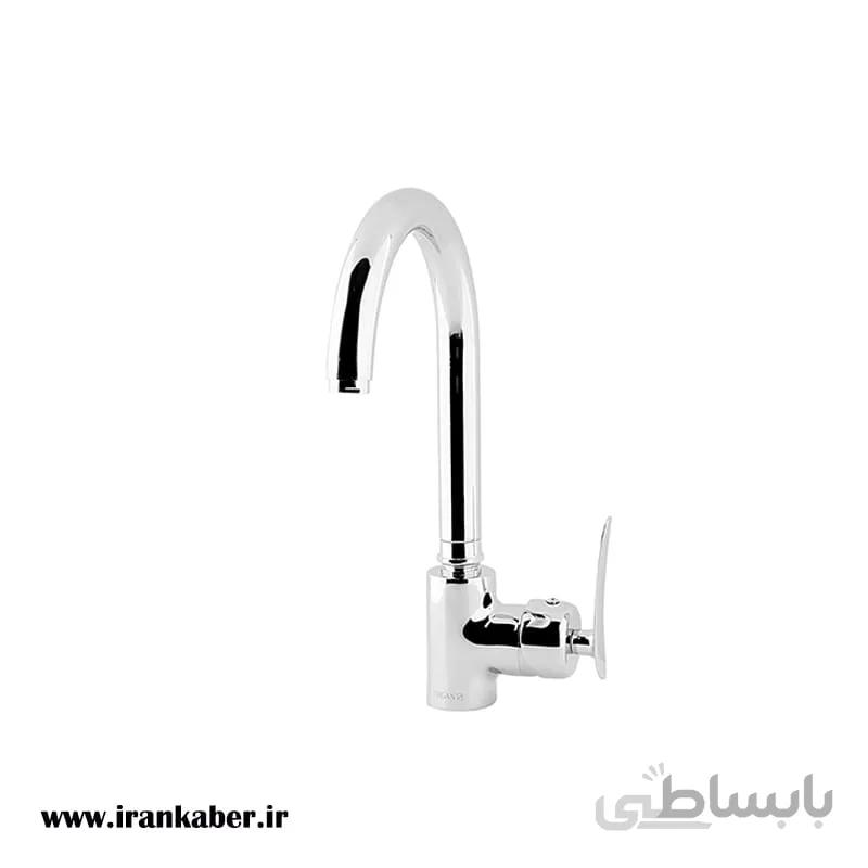 شیر ظرفشویی کروم مدل تنسو برند تیرگان