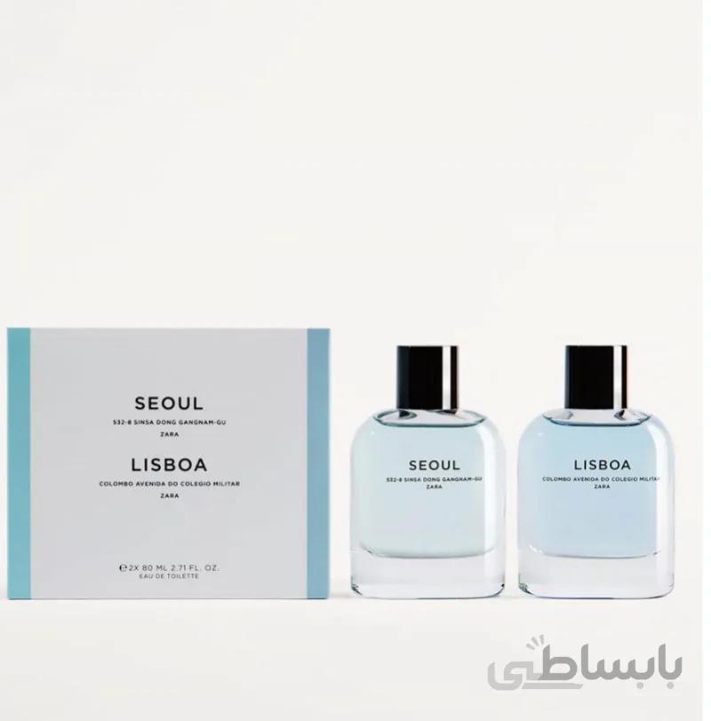 عطر مردانه زارا سئول و لیسبوا (۸۰میل + ۸۰ میل) SEOUL + LISBOA