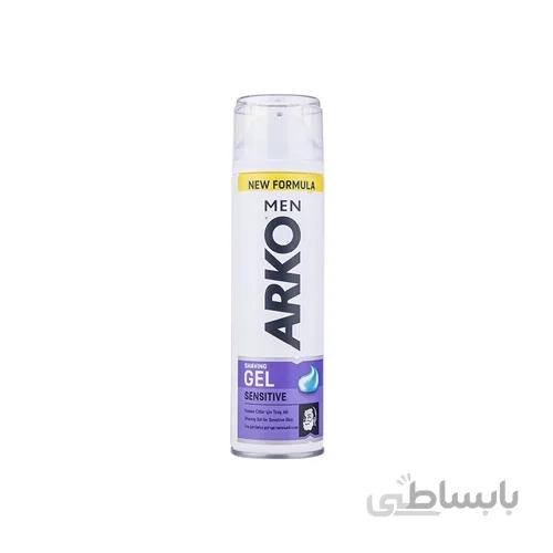 کف ریش ارکو مدل gel sensitive حجم 200 میلی لیتر