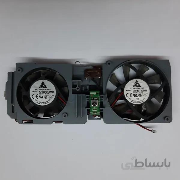 فن مربعی ویدئو پروژکتور ۱۲ ولت 240 ملی آمپر همراه با گیرنده ASK C170 (هردو با هم )