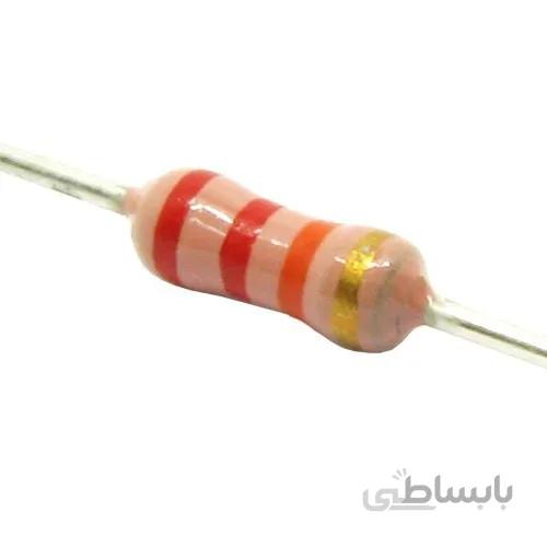 مقاومت 22 کیلو اهم 1/4 وات 5 درصد | 22K