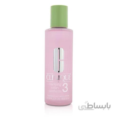 تونر شماره 3 کلینیک حجم 60 میلی لیتر