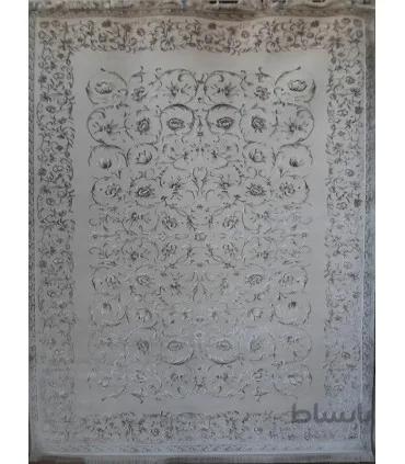 فرش ماشینی زمرد مشهد طرح 1902 کرم