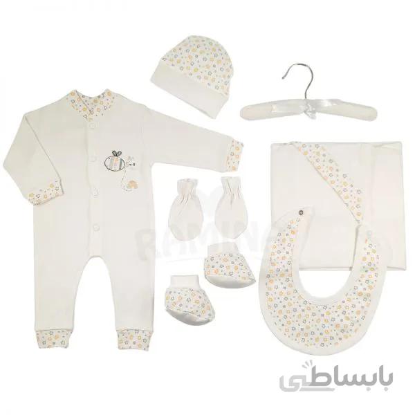 ست لباس بیمارستانی نوزادی 7 تکه طرح زنبور مادرکر Mothercare