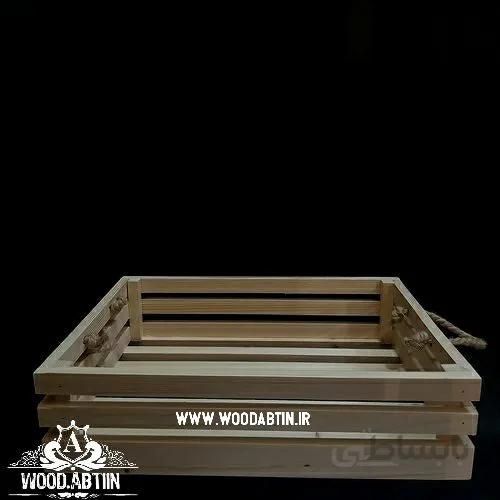 جعبه میوه چوب روس 30 در 40 در ارتفاع 10 کد 1599