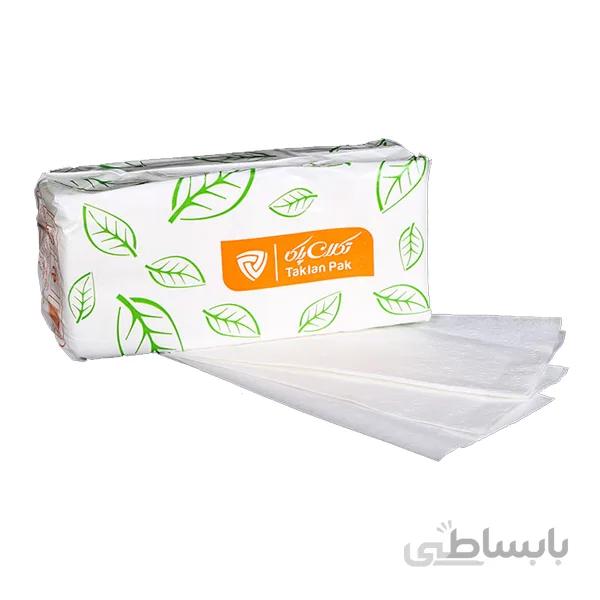 دستمال کاغذی حوله ای طرح سرخابی مخزنی تکلان ۱۵۰ برگ دولا – کارتن ۲۵ تایی
