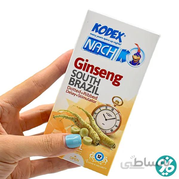 کاندوم تاخیری جینسینگ کدکس 12 عددی ا Ginseng Codex Delayed Condom