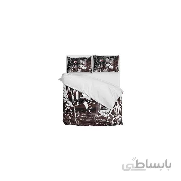 ست لحاف دو نفره ۶ تکه سه بعدی king size-طرح TERRIBLE