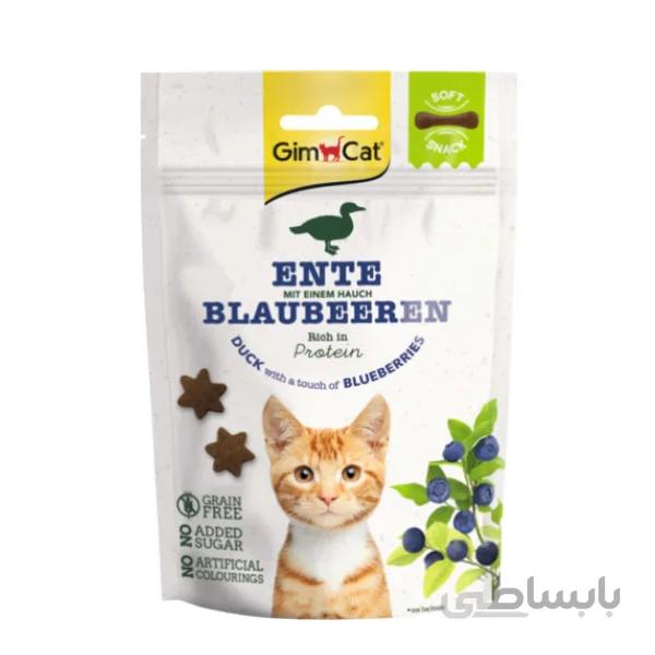 تشویقی گربه با اردک و بلوبری جیم کت – GimCat Duck & Blueberry