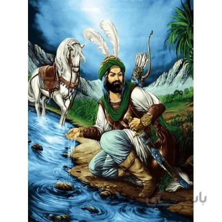 نخ و نقشه تابلو فرش طرح مذهبی کد 132