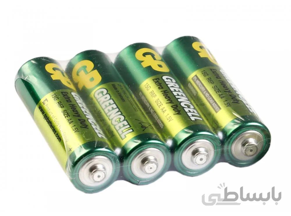 باتری قلمی GreenCell چهار تایی مارک GP