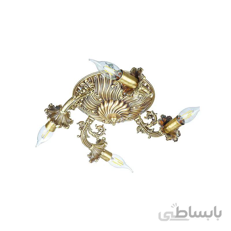 لوستر سقفی 4 شعله چشمه نور مدل S3586/4-A
