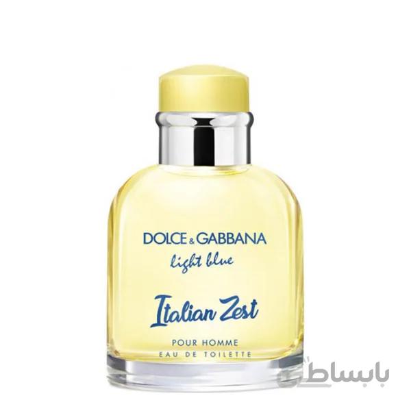 طرح اصل ادو تويلت مردانه دولچه اند گابانا مدل Dolce And Gabbana Light Blue Italian Zest Pour Homme