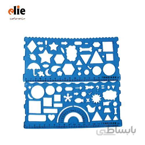 خط کش شابلون دار