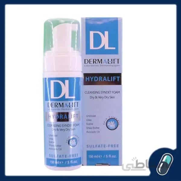 فوم شستشوی پوست های خشک و خیلی خشک هیدرالیفت درمالیفت ا Hydralift Dry And Very Dry Skin Cleansing Syndet Foam Dermalift