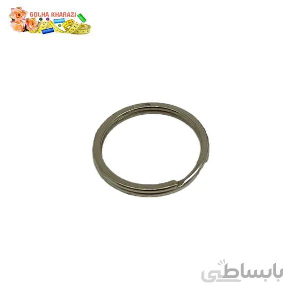 حلقه جا کلیدی نقره ای بسته 10 عدد کد 2223H