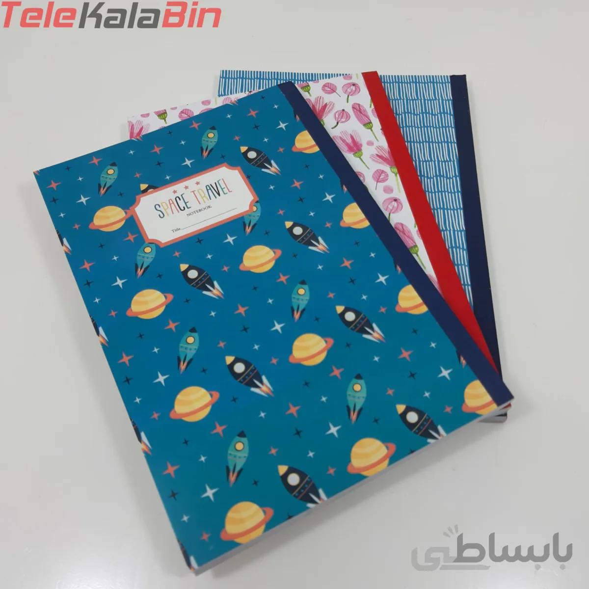 دفتر 100 برگ گلاسه پاپکو