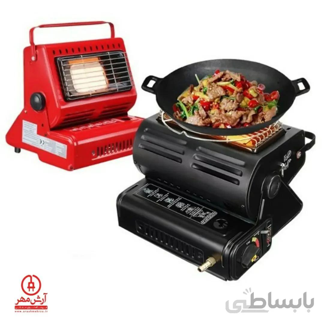 بخاری و اجاق مسافرتی مدل CAPRY 18G ا HAPPY HOME PORTABLE GAS HEATER