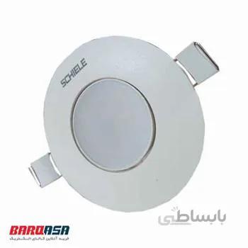 هالوژن SMD گرد توکار مات 7 وات آفتابی مدل SCARM شیله