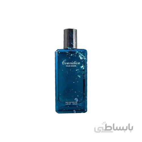 عطر ادکلن مردانه فراگرنس ورد کول واتر (Davidoff Cool Water) حجم 100 میل ا Fragrance World Conviction For Men 100ml