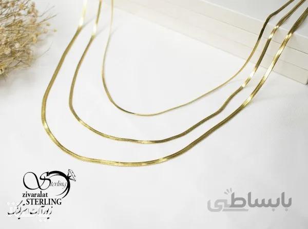 گردنبند زنانه استیل ماری چند زنجیره کد 656451