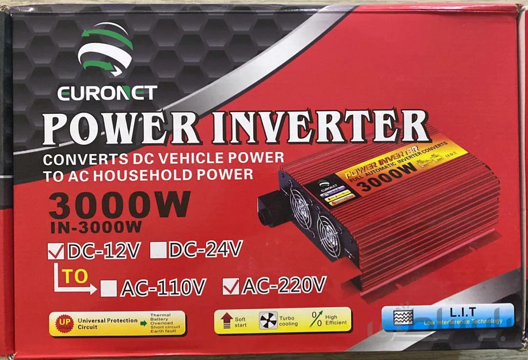 اینورتر شبه سینوسی 3000 وات 12 به 220 ولت یورونت ا inverter solar 3000 watt euronet 12v