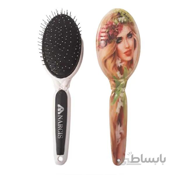 برس مو عکس دار نارسیس طرح 4