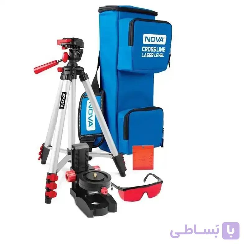 مجموعه تراز لیزری نووا مدل NTL-2662  به همراه سه پایه
