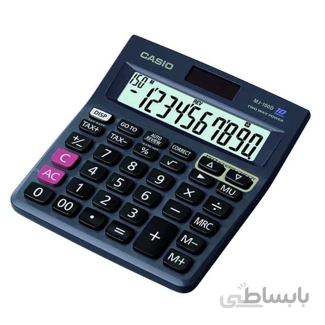 ماشین حساب کاسیو مدل MJ-100D Plus ا CASIO MJ-100D Plus Calculator