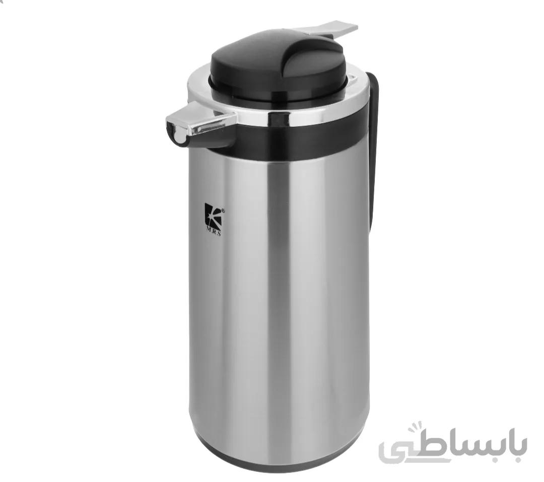 فلاسک ۱٫۹ لیتر استیل شیشه دار MRS