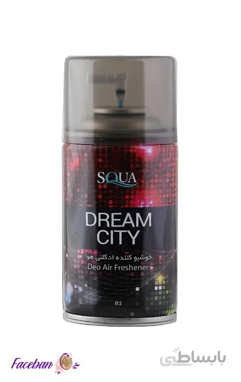 اسپری یدک دستگاه خوشبو کننده هوا اسکوا مدل DREAM CITY