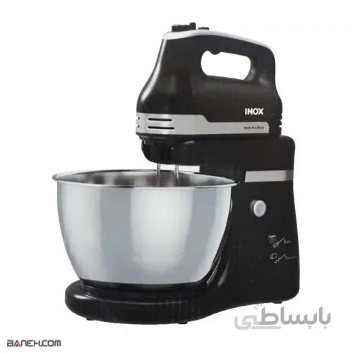 همزن کاسه دار اینوکس 650 واتی Inox Mixer NX-205 ا Inox Mixer NX-205 650W