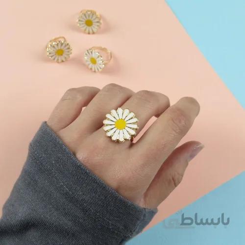 انگشتر بابونه گلبرگ ظریف