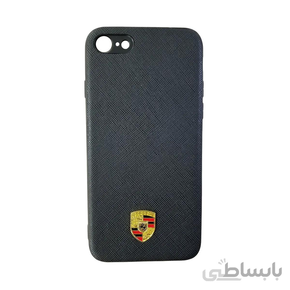 قاب چرمی سوزنی لوگو porsche مناسب iphone 7/8
