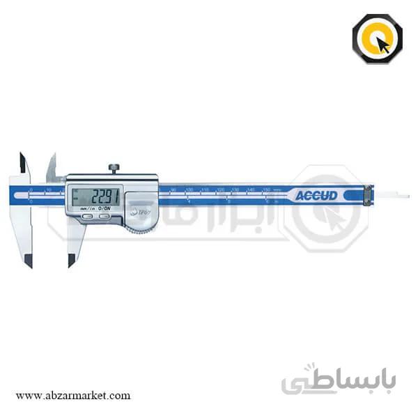 کولیس دیجیتال Accud ( آکاد ) 15 سانت یونیت فلزی مدل 12-006-112 ا ارسال رایگان و فوری + ضمانت اصالت کالا
