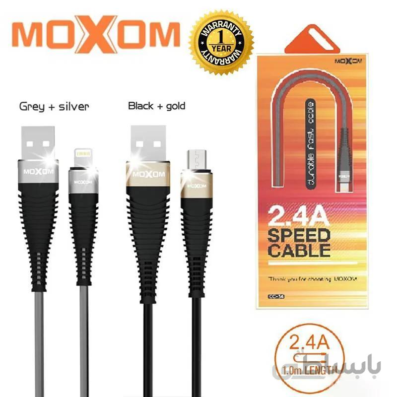 کابل شارژ microUsb موکسوم مدل CC-34