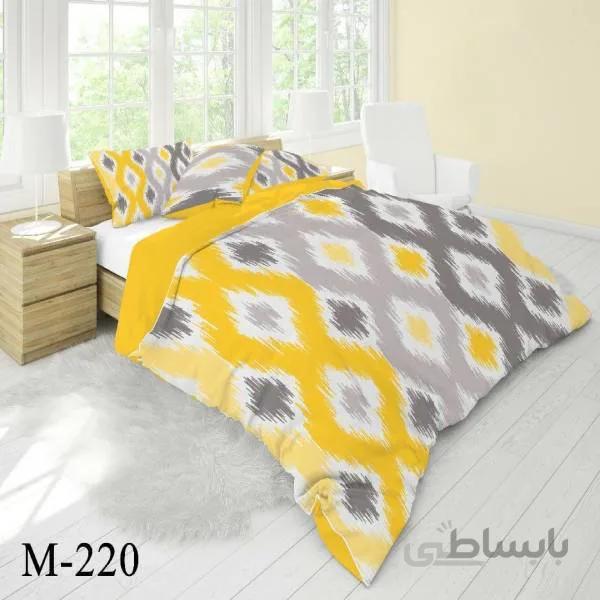 روتختی سه بعدی ساتن ابریشم ترک طرح لوزی - کد M 220