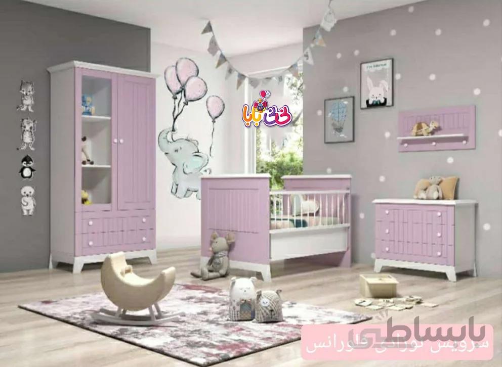 سرویس خواب نوزاد مدل فلورانس