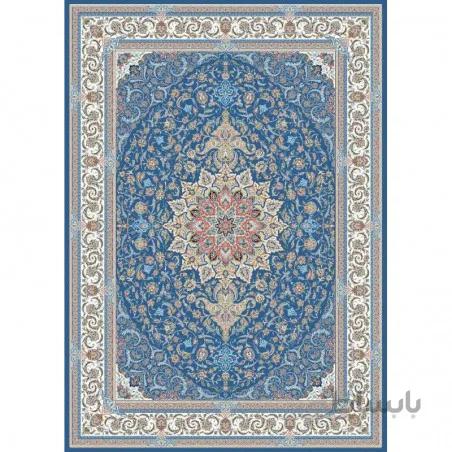 فرش ماشینی مشهد طرح 803032 کاربنی گل برجسته