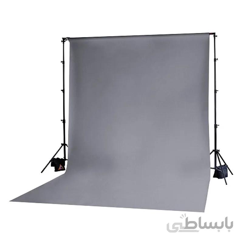 فون بک گراند خاکستری مخمل 5×3 متر