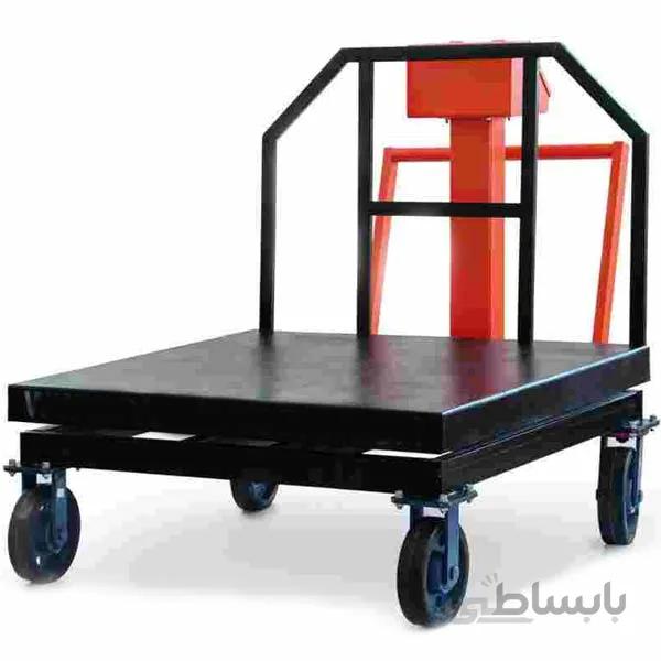 باسکول صنعتی 1/5 تن چرخدار پیام توزین مدل TS1500