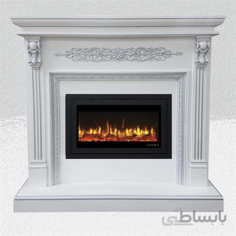شومینه برقی زمینی آوالون با فریم چوبی ALW008