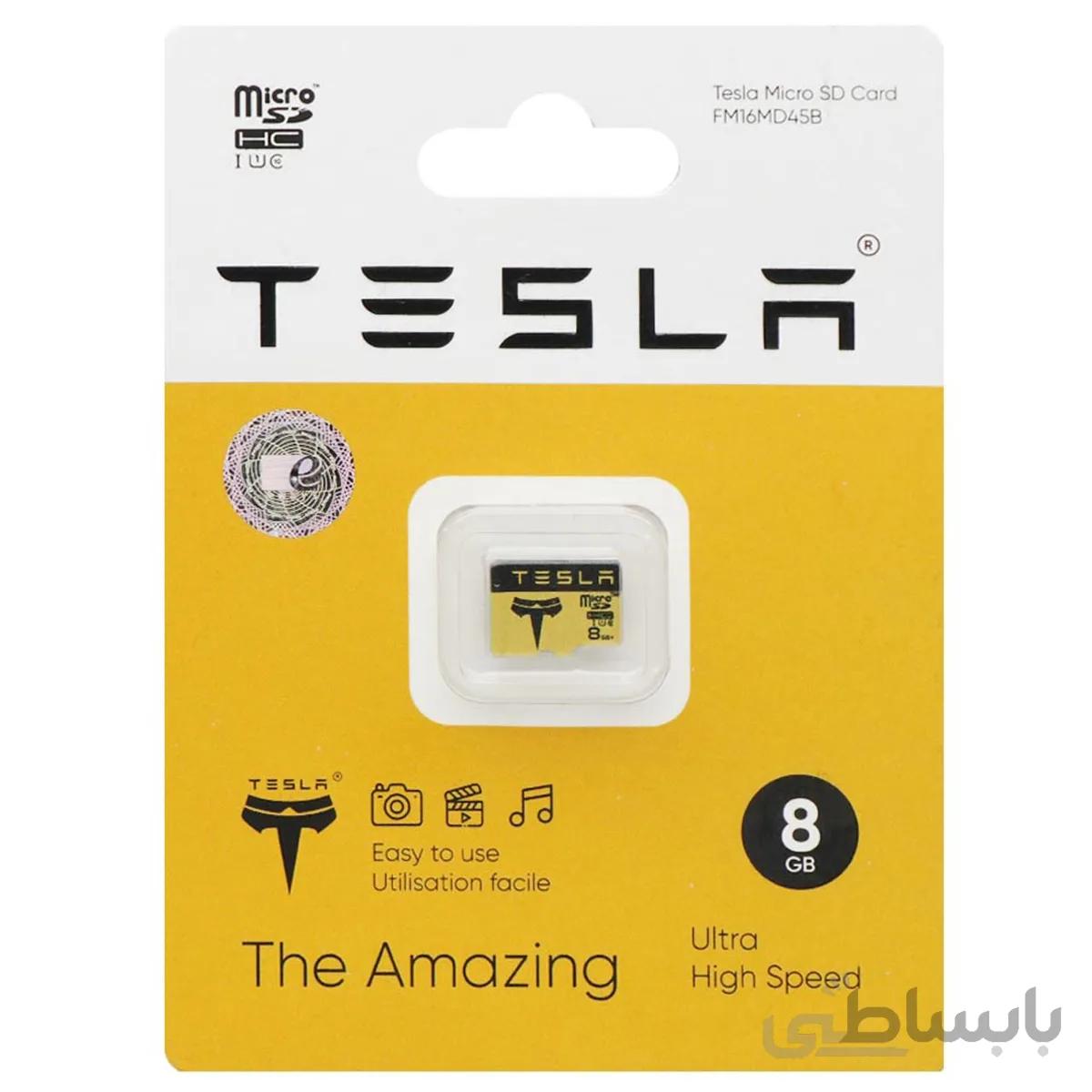 رم TESLA micro SDHC UHS-I U1 Class 10 - 8GB
